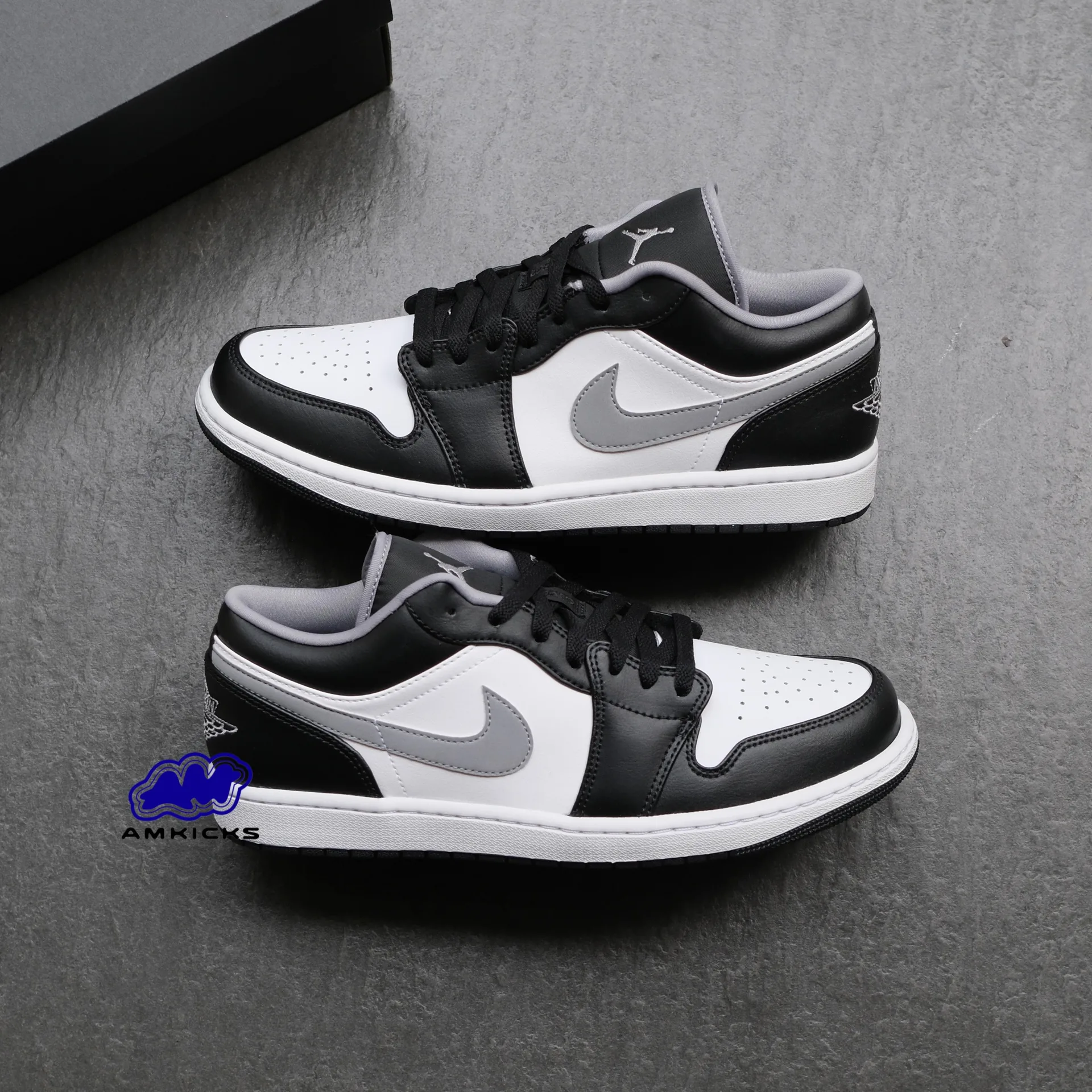 Jordan 1 Low "Black White Grey"