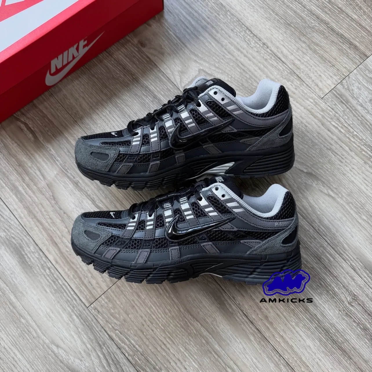 Nike P-6000 "Suede Anthracite Metallic Silver"