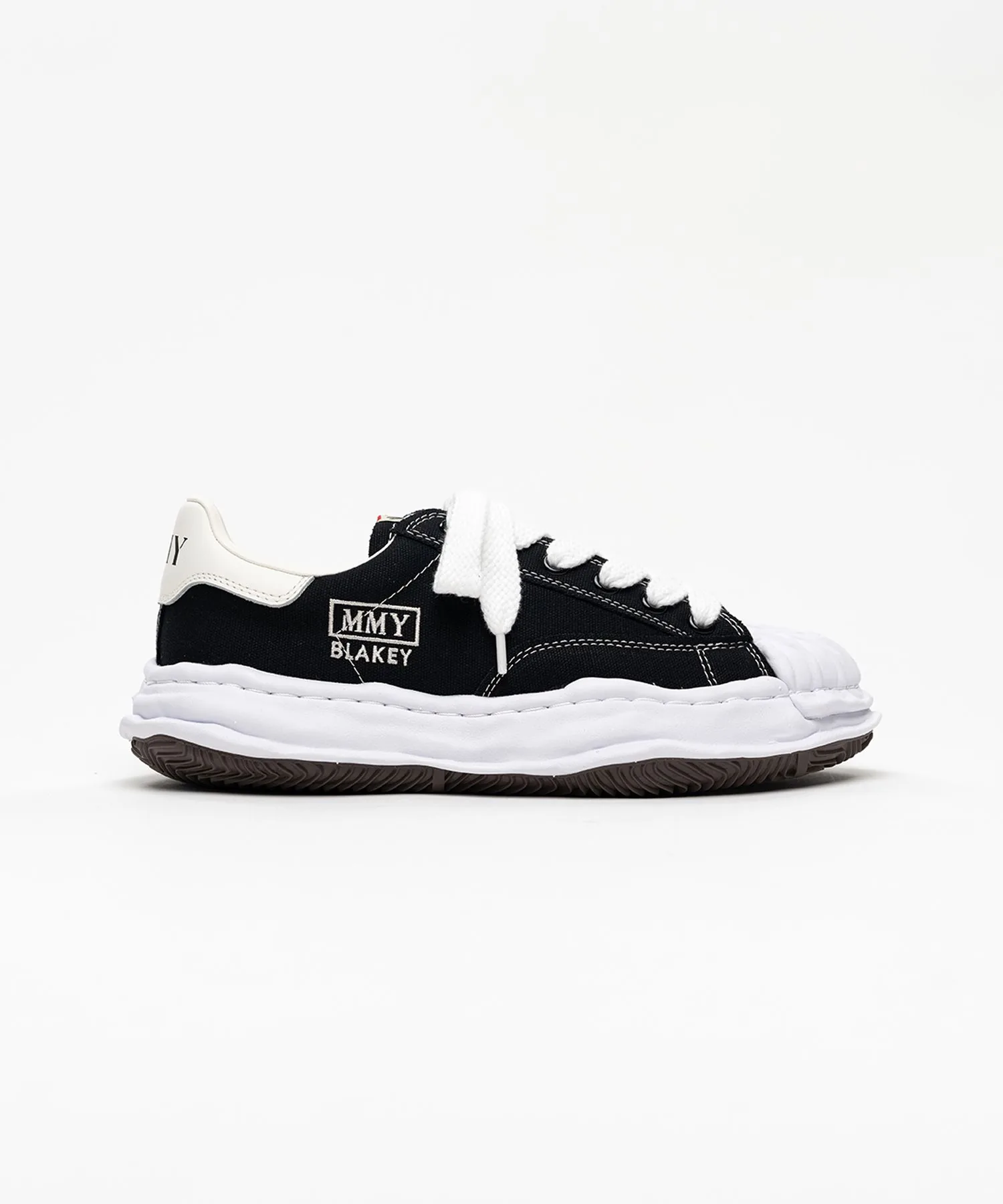 Maison Mihara Yasuhiro Blakey OG Sole Canvas Low "Black White"
