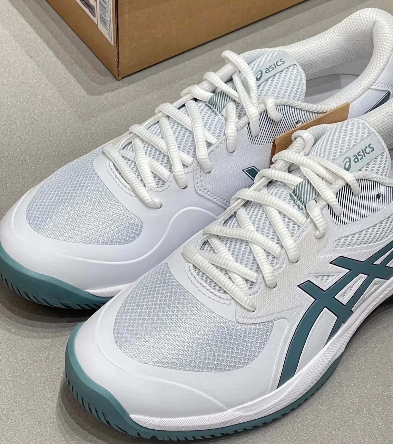 Asics Game FF “White Foggy Teal”