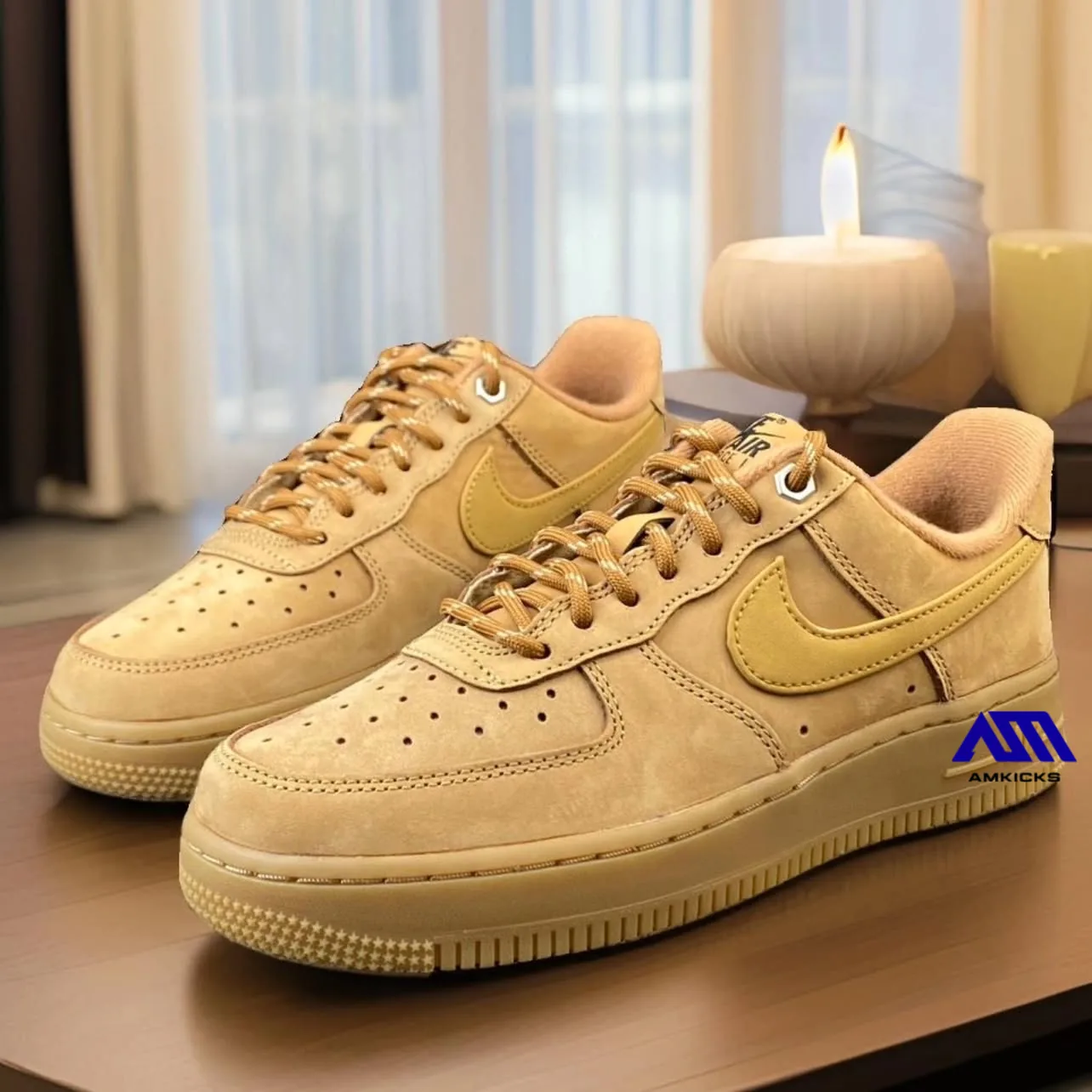Nike Air Force 1 Low '07 WB "Flax Wheat Gum Light Brown"