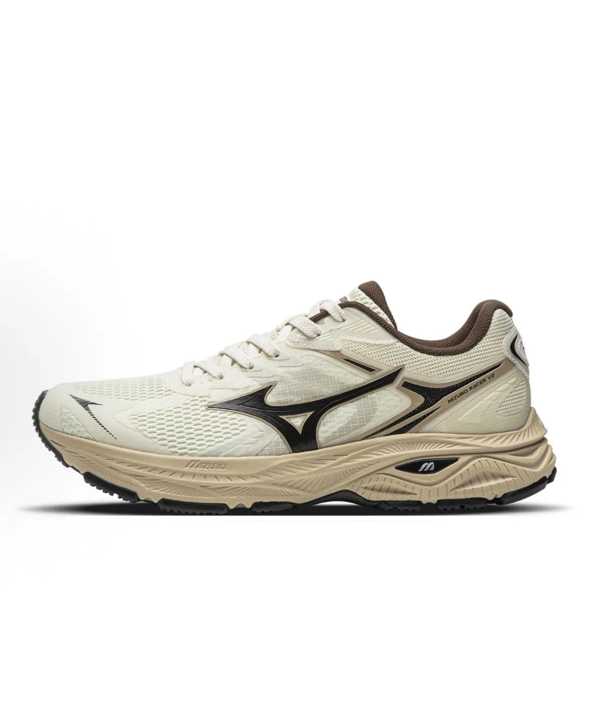 Mizuno Racer S "Off White Dark Brown"