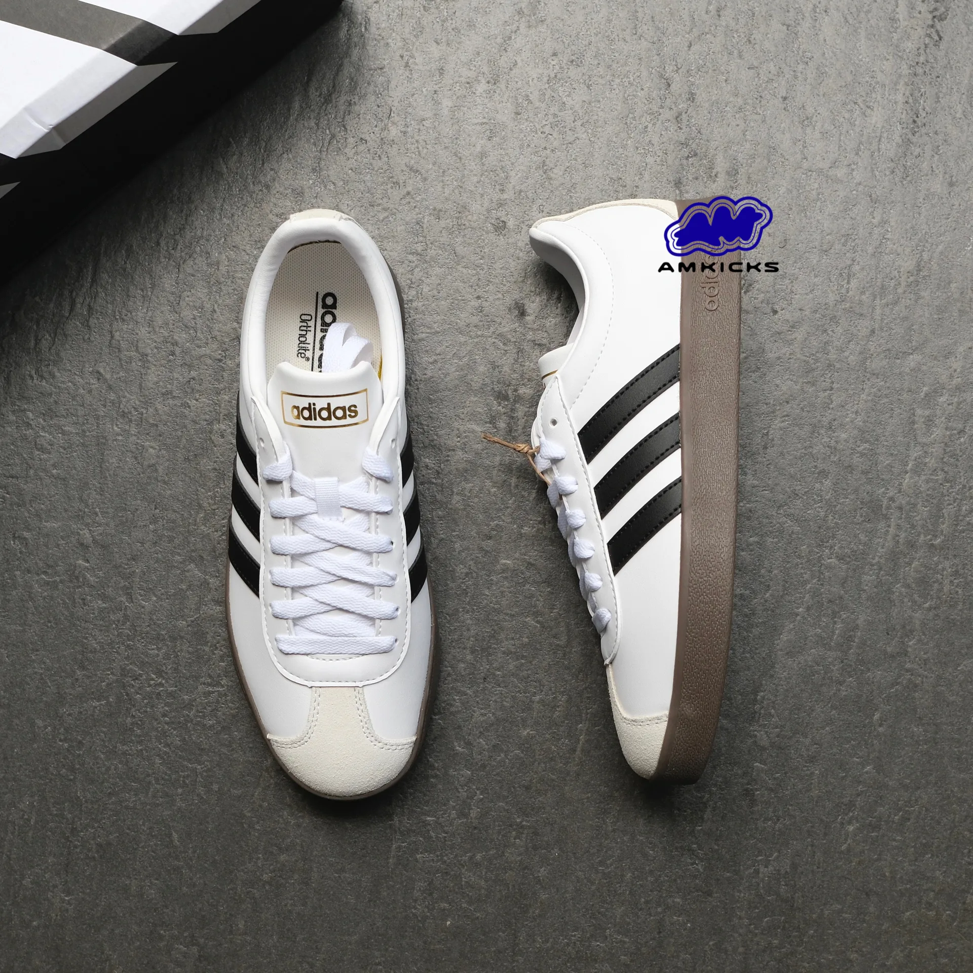 adidas VL Court 2.0 Cloud White Core Black Gum