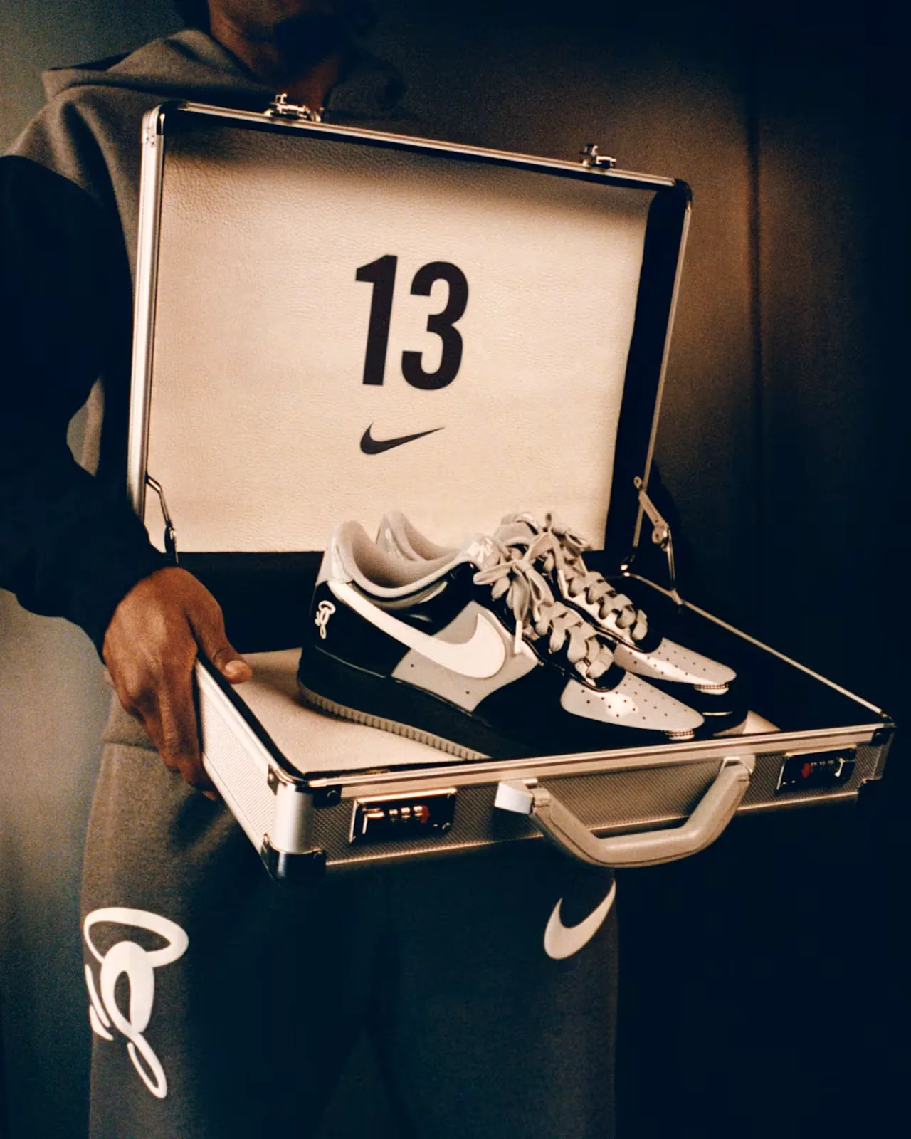 Nike Air Force 1 Low "Syna Central Cee Black White Smoke Grey"