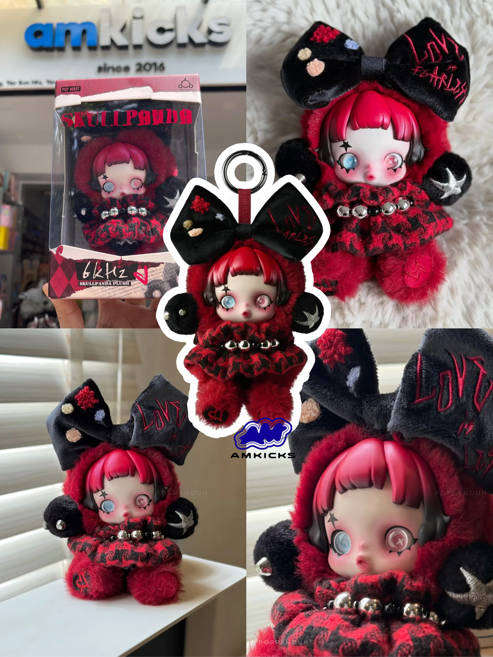 Pop Mart SKULLPANDA 6kHz Plush