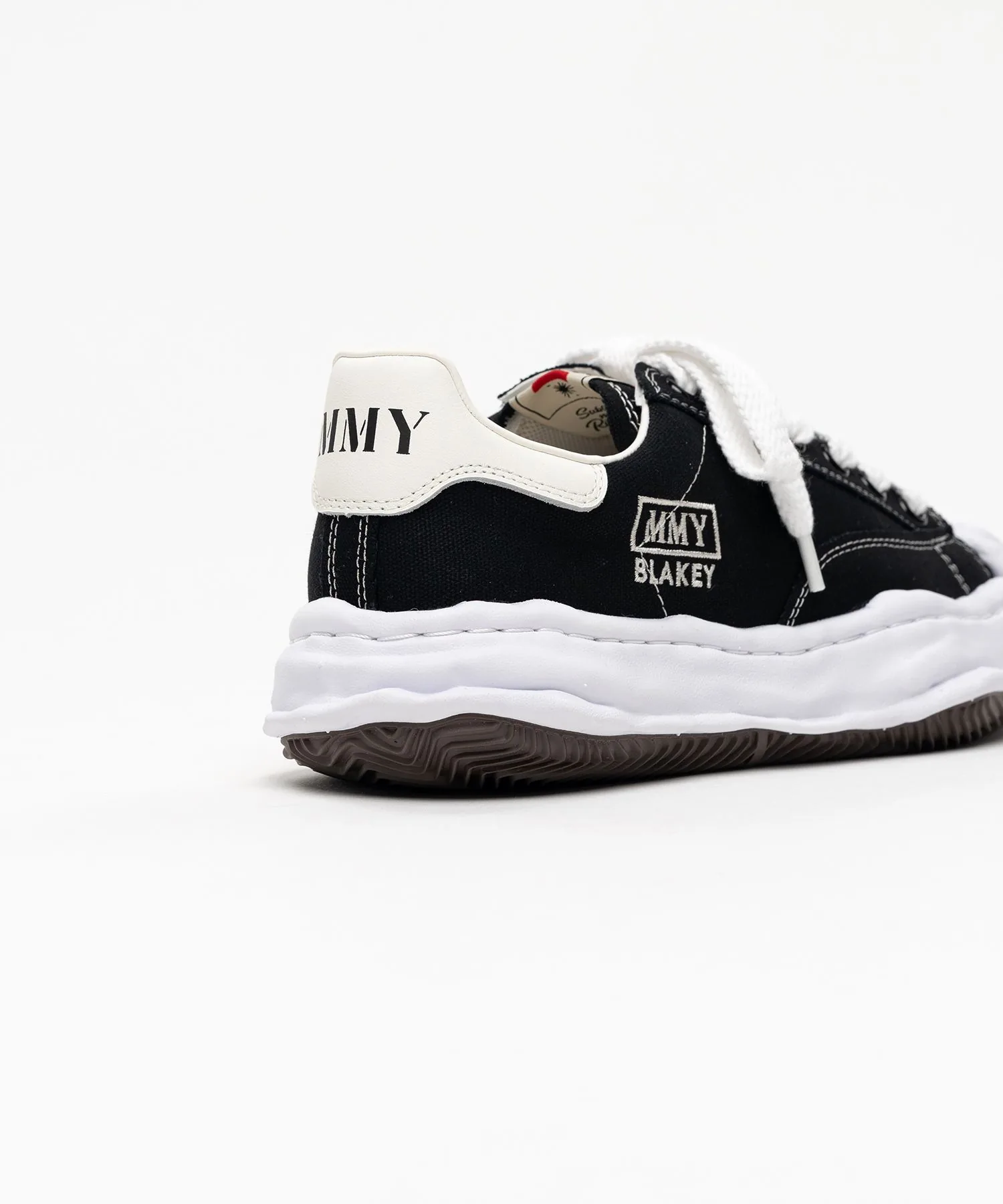 Maison Mihara Yasuhiro Blakey OG Sole Canvas Low "Black White"
