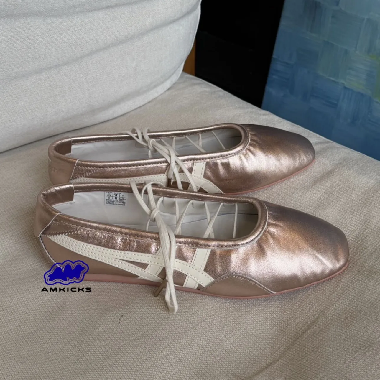 Onitsuka Tiger Gymnarina "Rose Gold Cream"