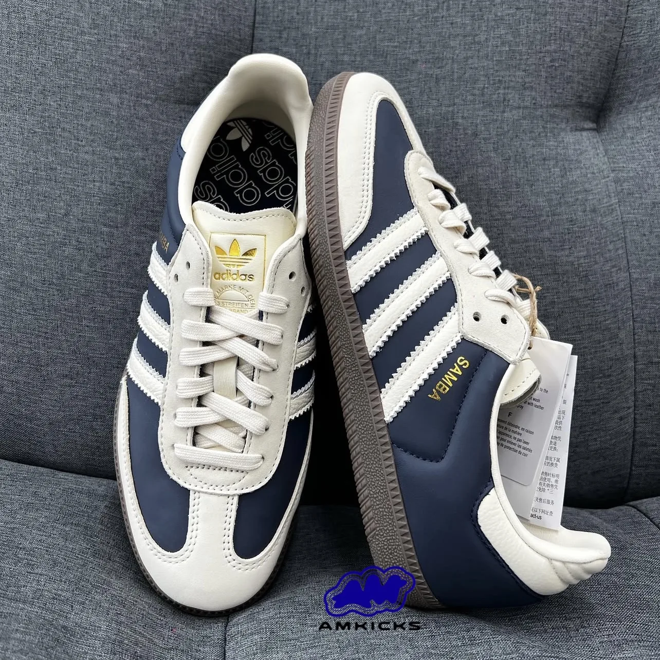 adidas Samba OG "Night Indigo Crew White"
