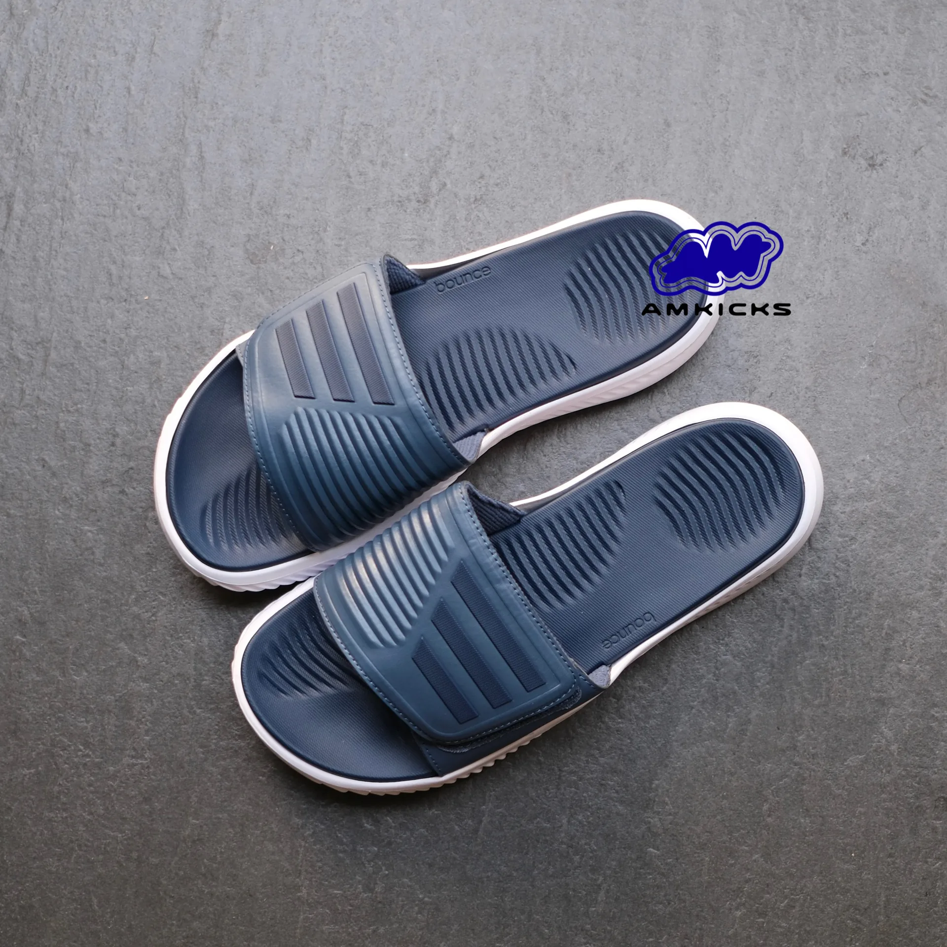 Adidas Alphabounce Slide "Navy"