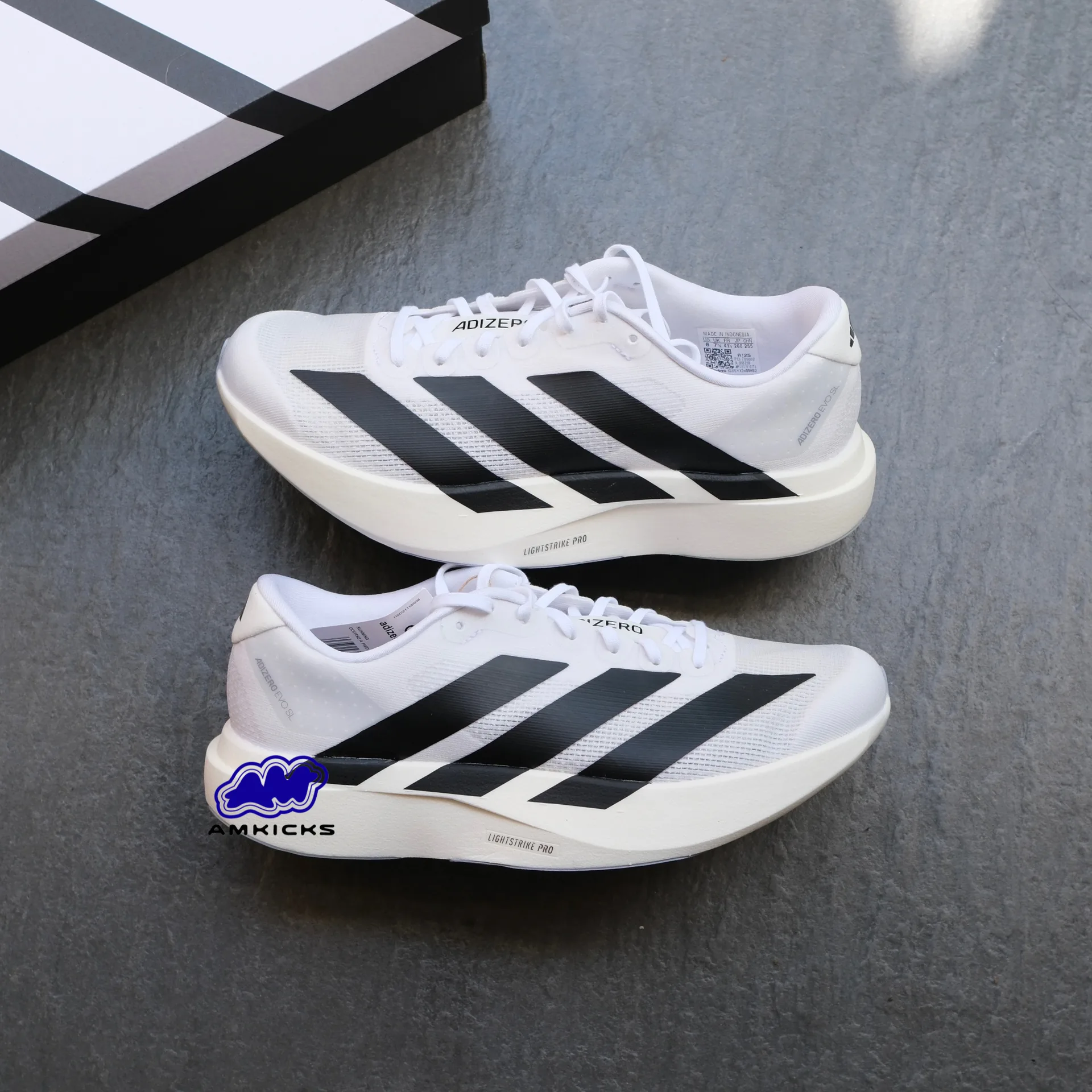 Adizero Evo SL "White Black"