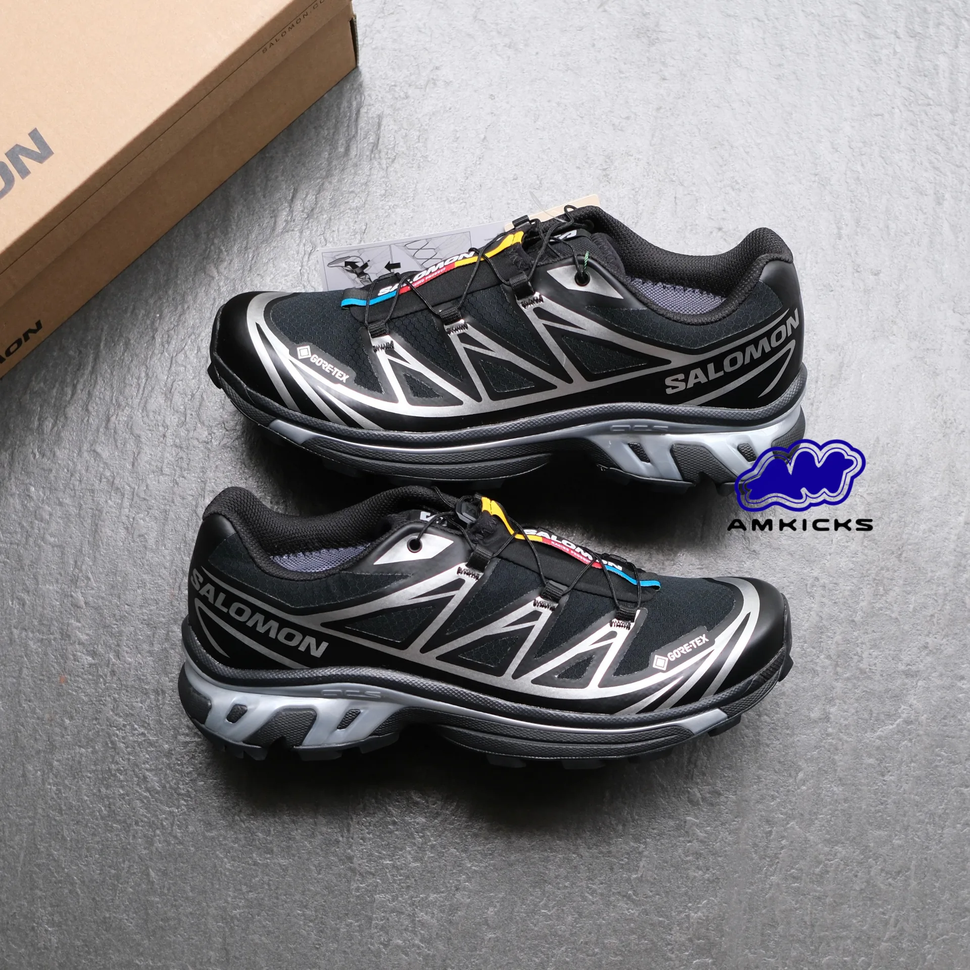 Salomon XT-6 Gore-Tex "Black Silver"