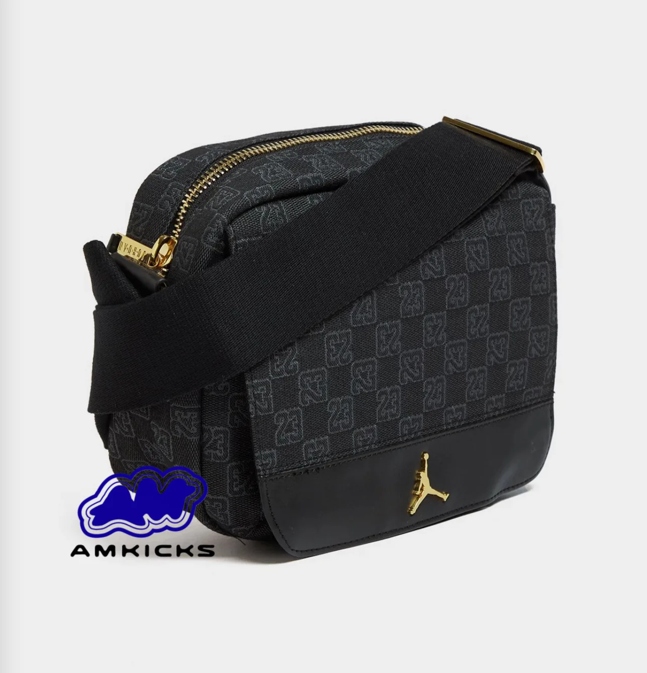 Jordan Monogram Crossbody "Black"