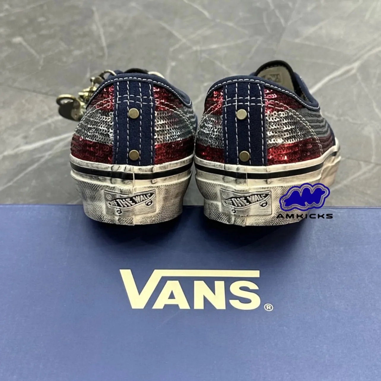 Vans Premium Authentic "La Habana Red Navy"