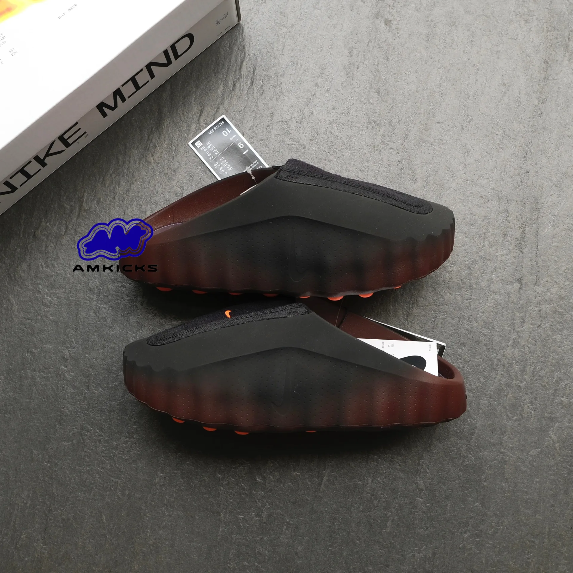 Mind 001 Flyknit Slide Bronze Eclipse Total Orange