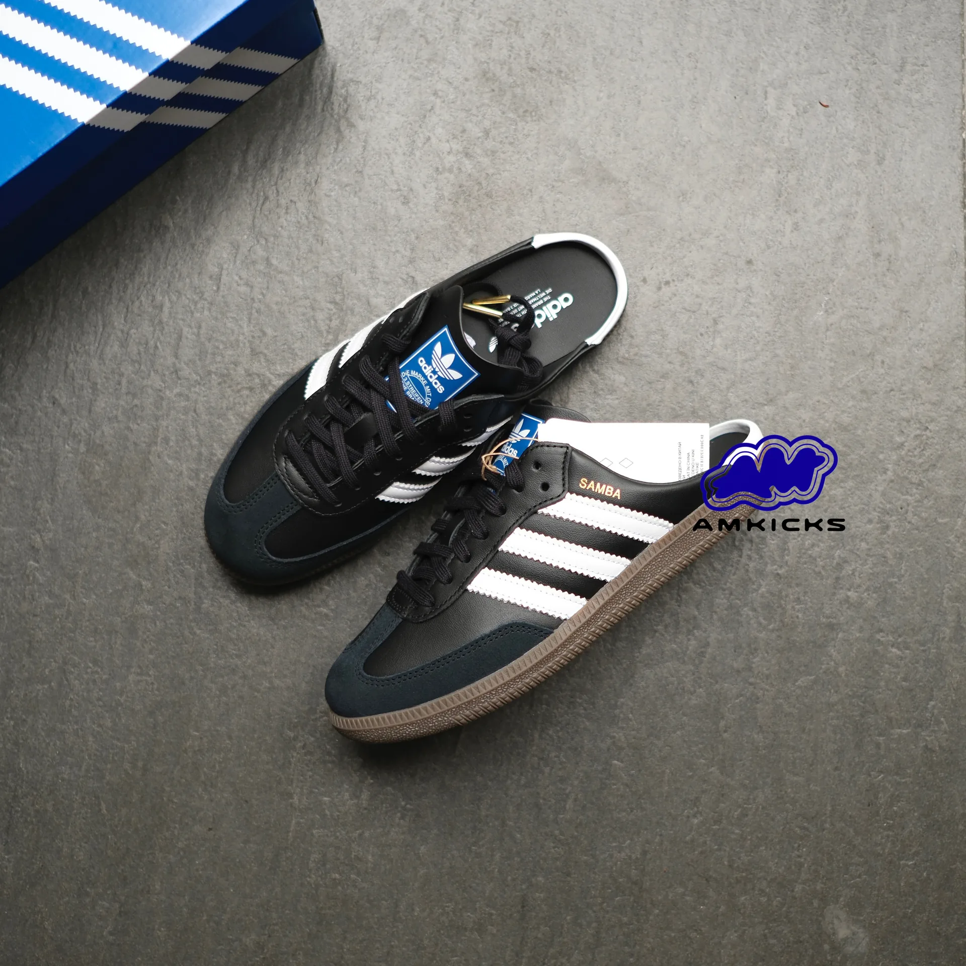 adidas Samba Mule "Black White Gum"