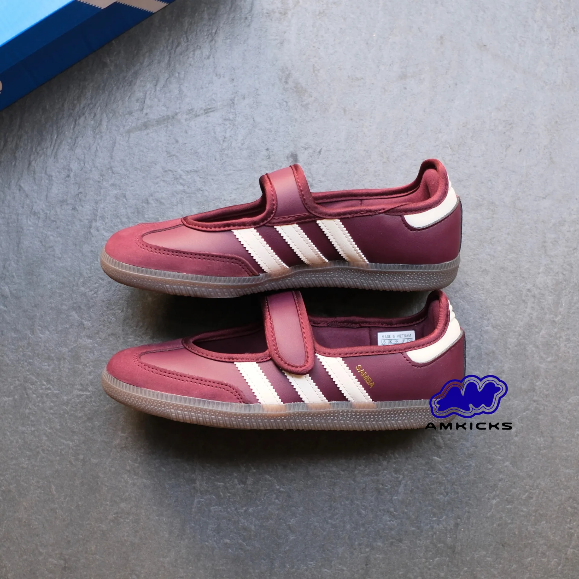 Adidas Samba Jane "Maroon Cream White"