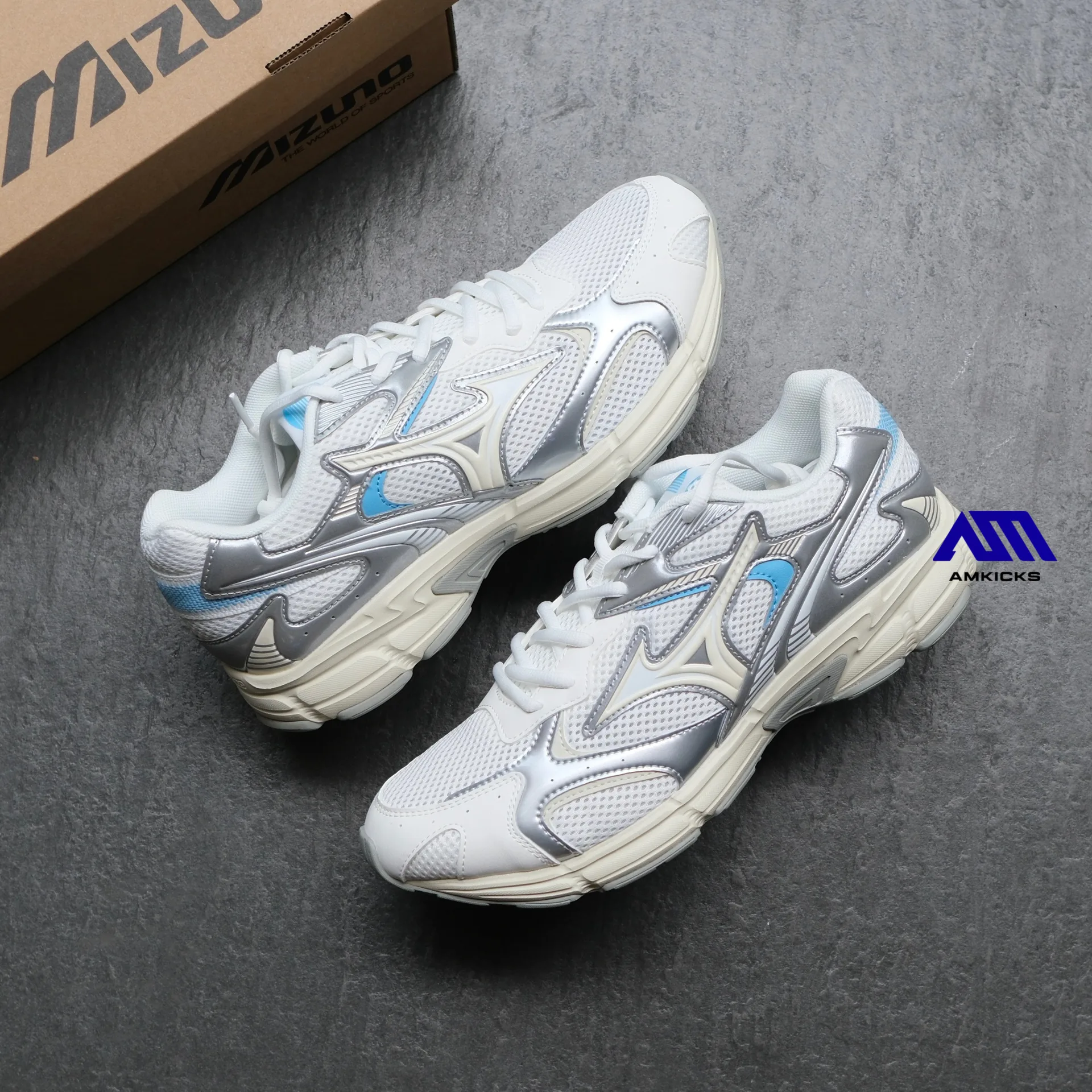 Mizuno Speed 2K "Silver White Blue"