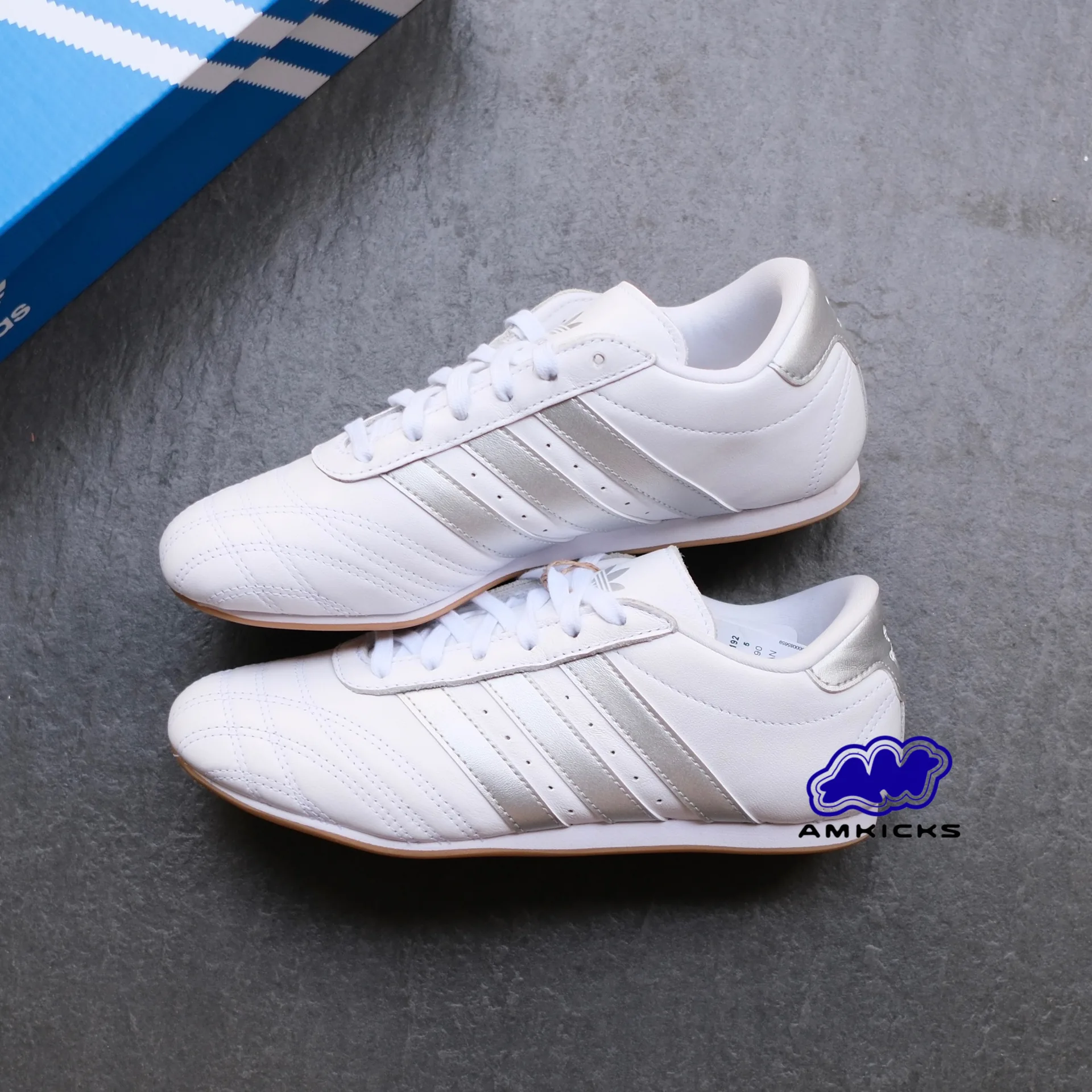 adidas Taekwondo "Cloud White Silver Metallic Gum"