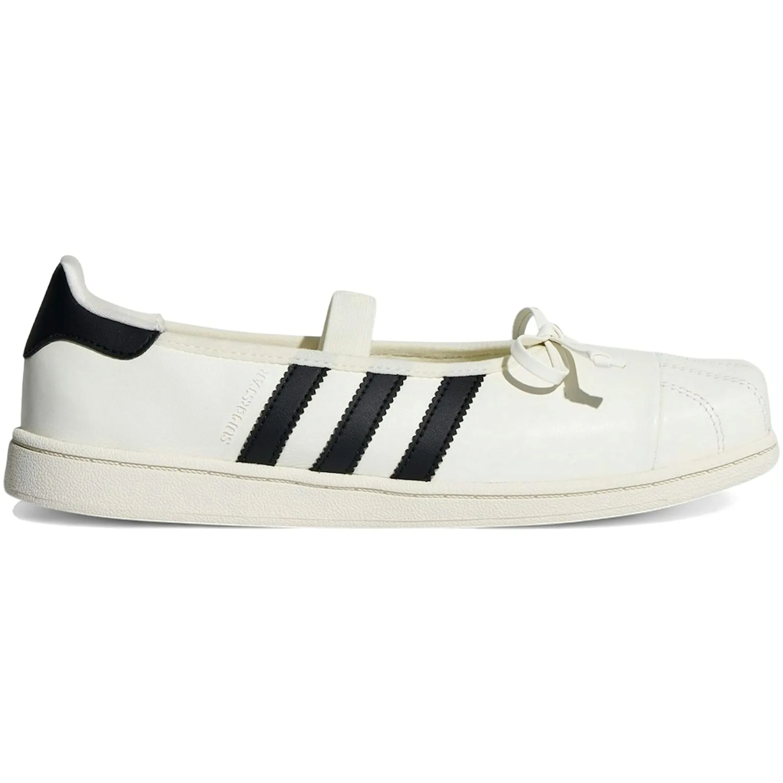 adidas Superstar Square Toe Ballet "JENNIE Off White Black (Women's)"