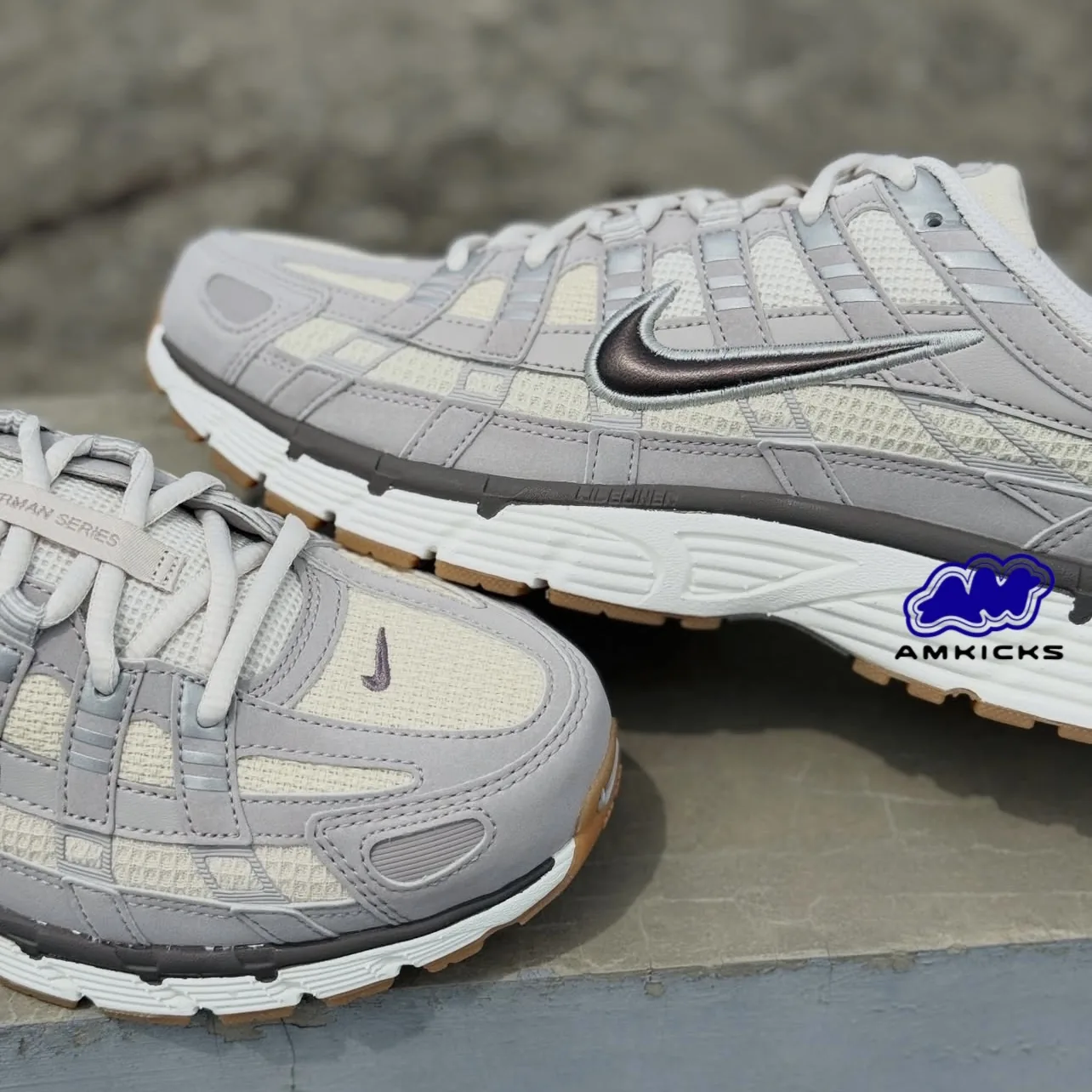 Nike P-6000 SE "College Grey Light Orewood Brown Sail Cave Stone"