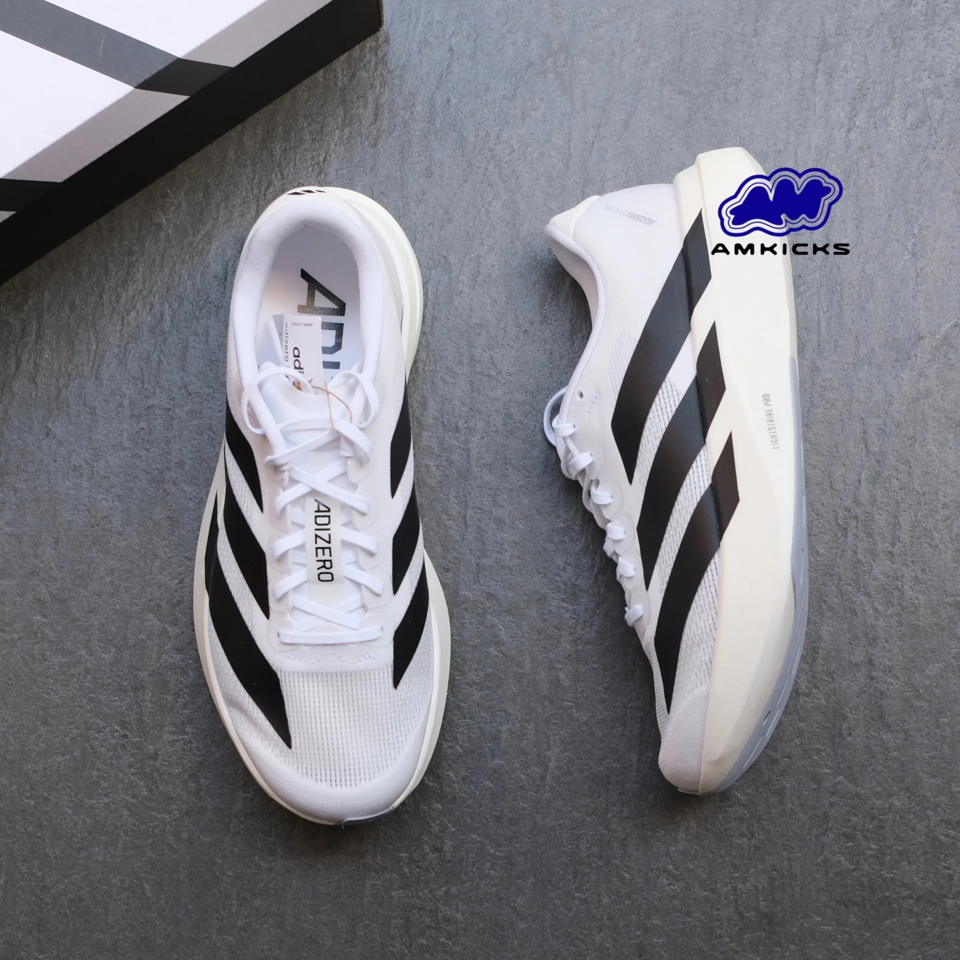 Adizero Evo SL "White Black"