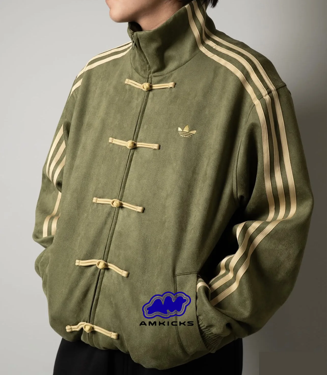 adidas CTT Chinese Track Top 3.1 Gender Neutral Jacket "Olive" - KT3847-US