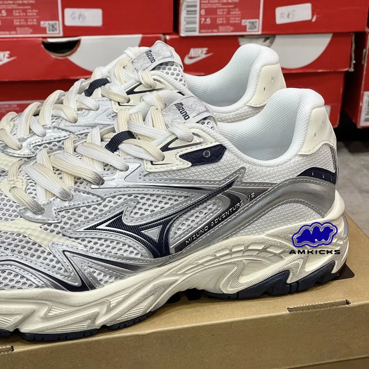 Mizuno ADVENTURE V2 "Dust Cream Silver"