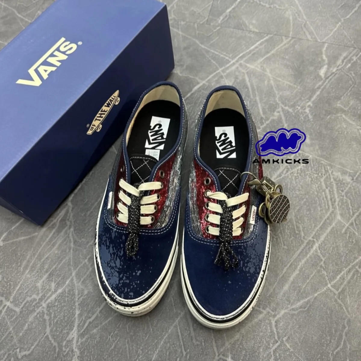 Vans Premium Authentic "La Habana Red Navy"
