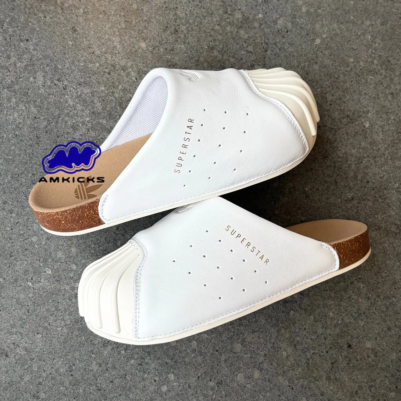 adidas Adimule Superstar Slides "White"