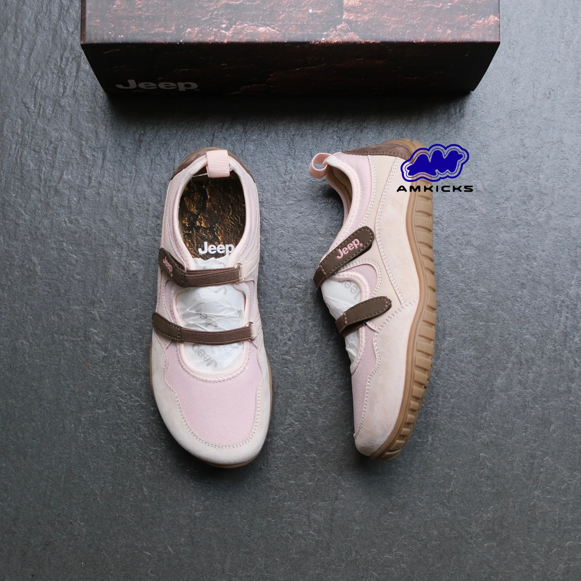 Jeep Mary Jane Sandals – Pink