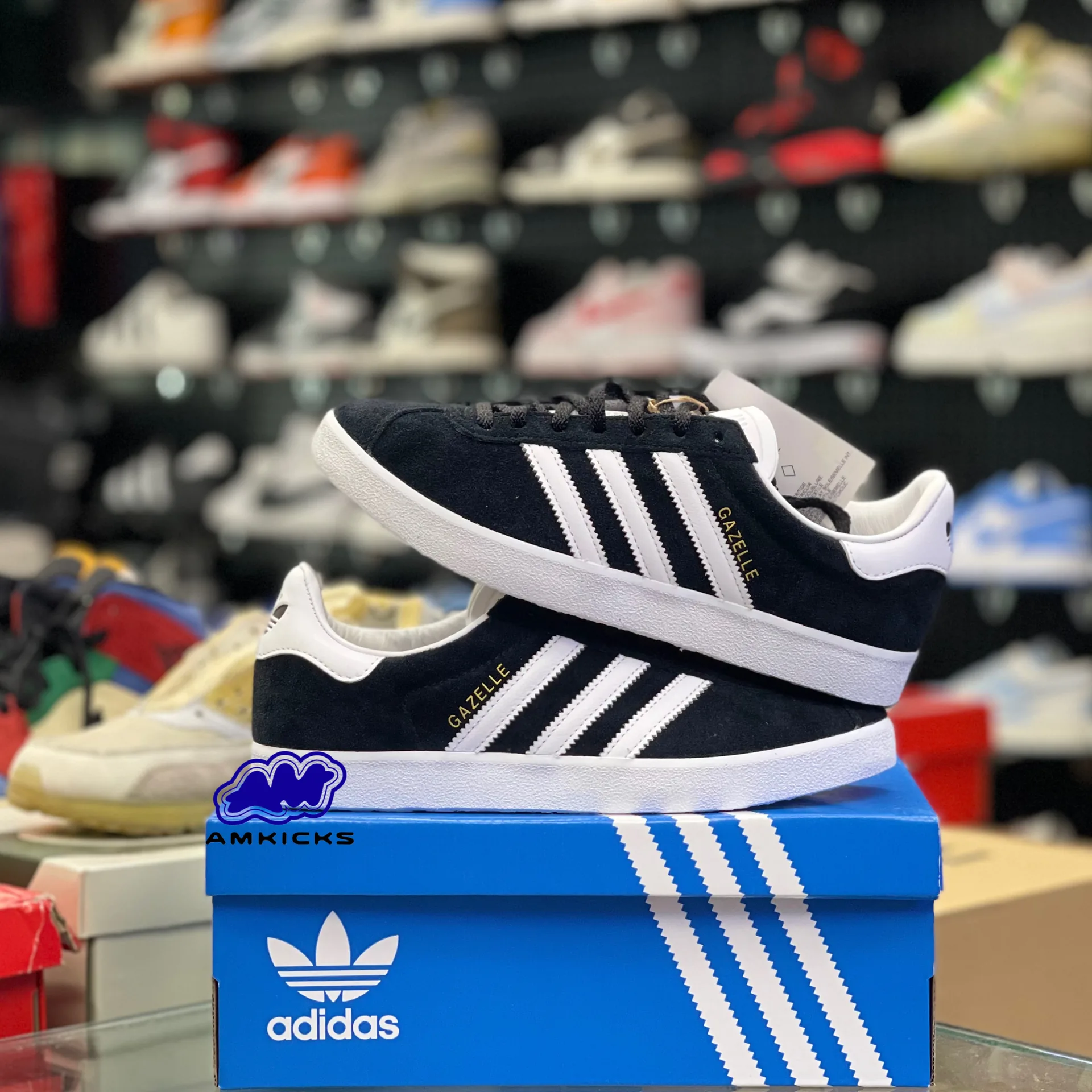 adidas Gazelle 85 "Core Black Footwear White"