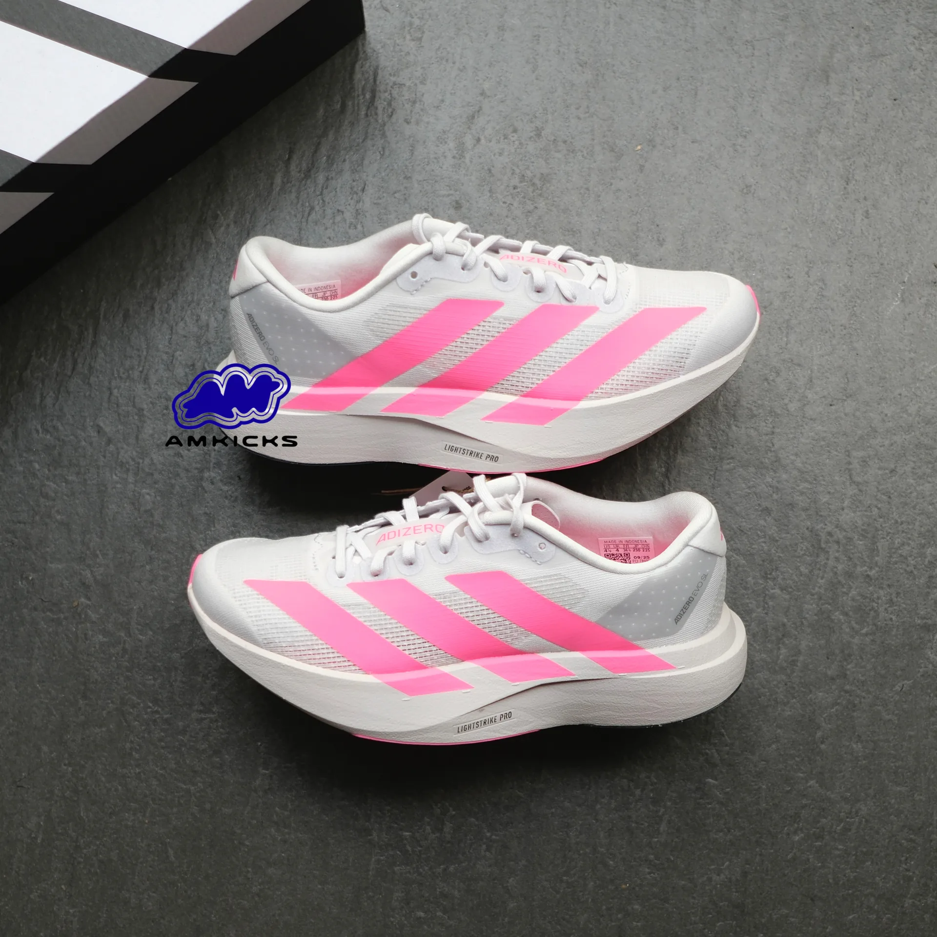 adidas Adizero Evo SL "Dash Grey Lucid Pink"