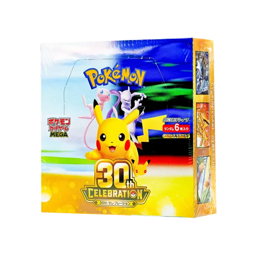 Pokemon Card Game MEGA Expansion Pack "30th CELEBRATION" Box
