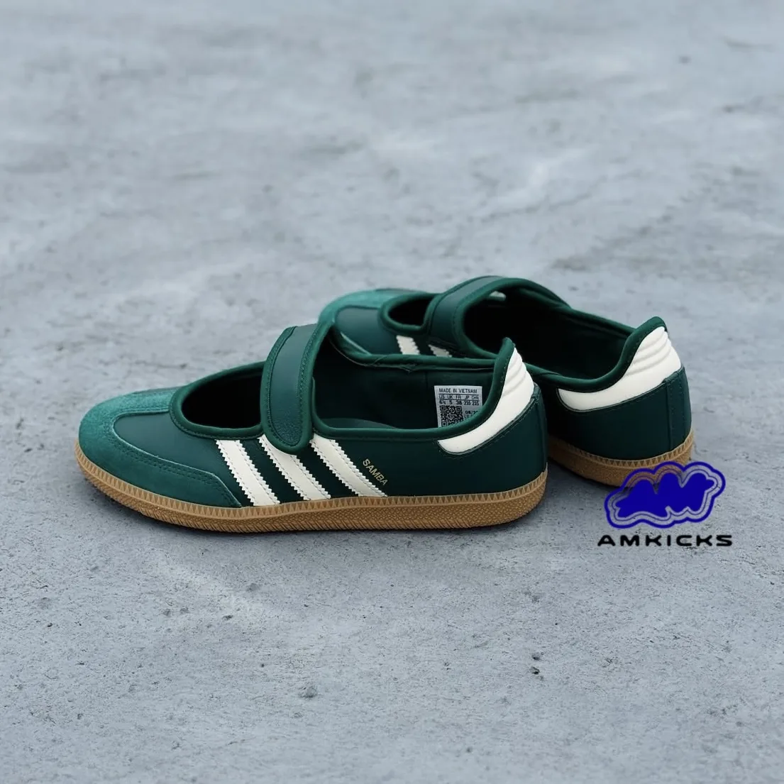 Adidas Samba Jane "Green White Gum"