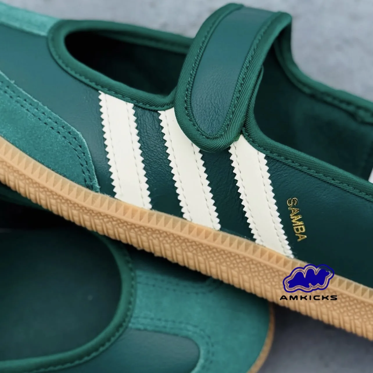Adidas Samba Jane "Green White Gum"