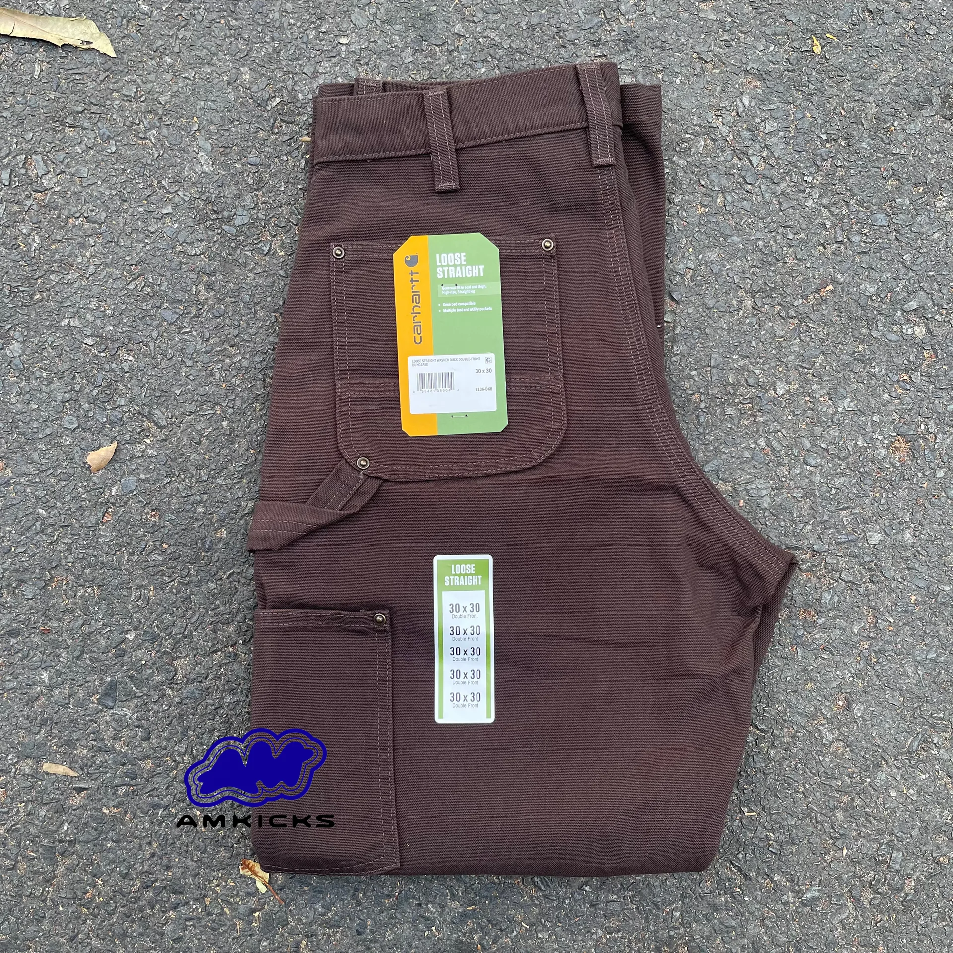 Carhartt Double Knee "Dark Brown" Pants B136 DKB