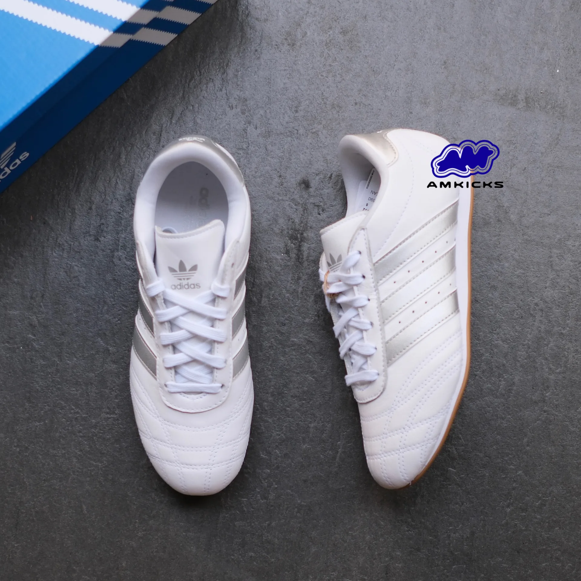 adidas Taekwondo "Cloud White Silver Metallic Gum"