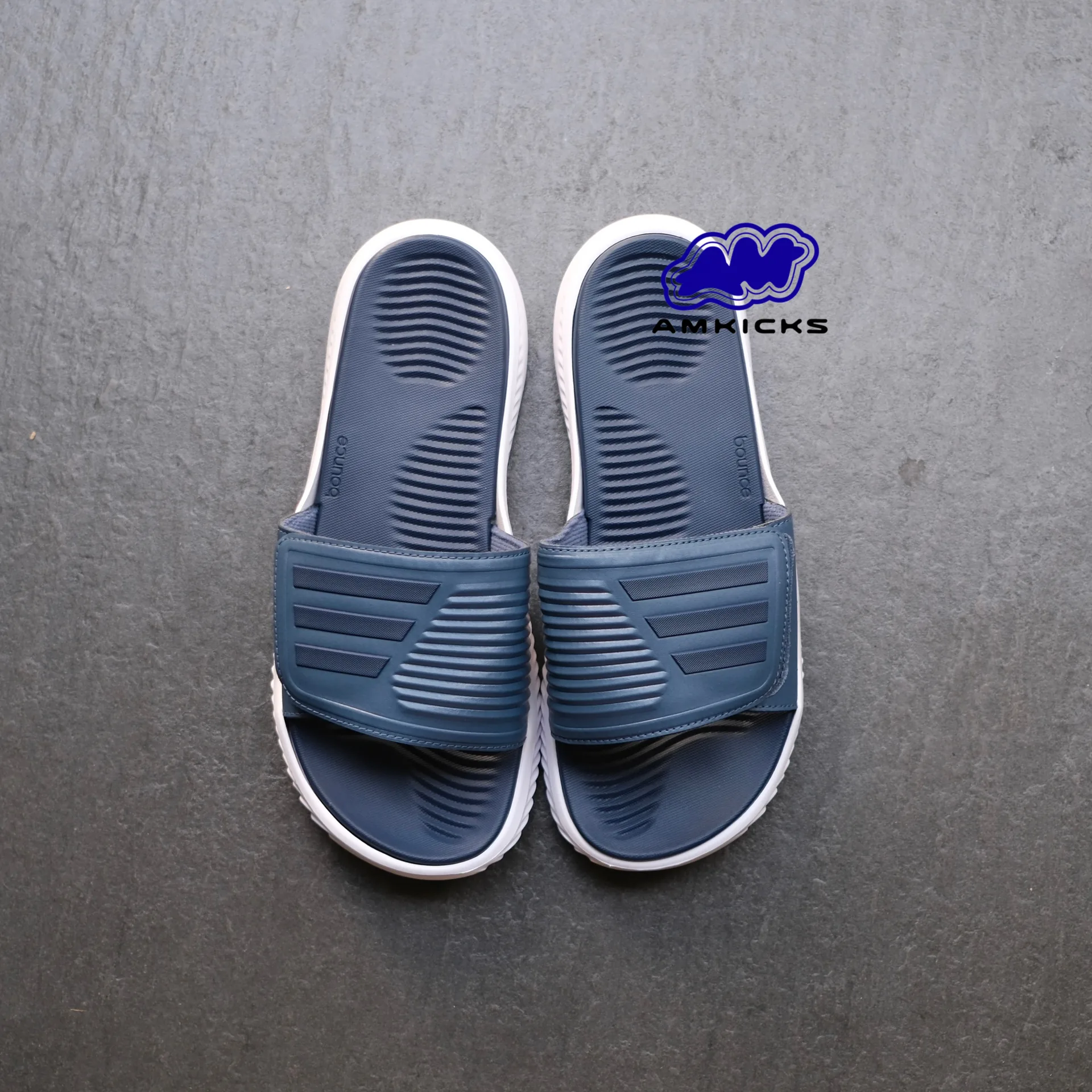 Adidas Alphabounce Slide "Navy"