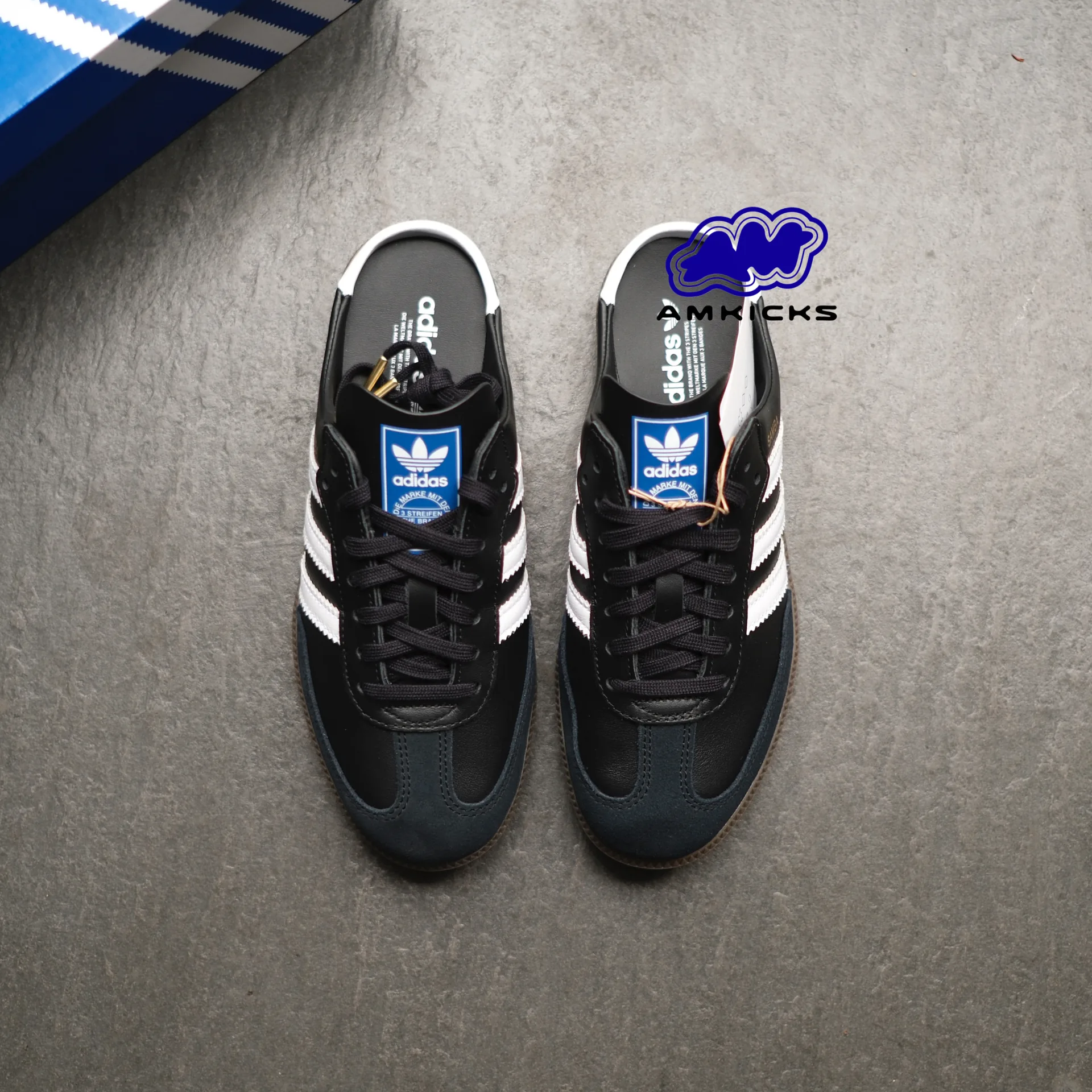 adidas Samba Mule "Black White Gum"