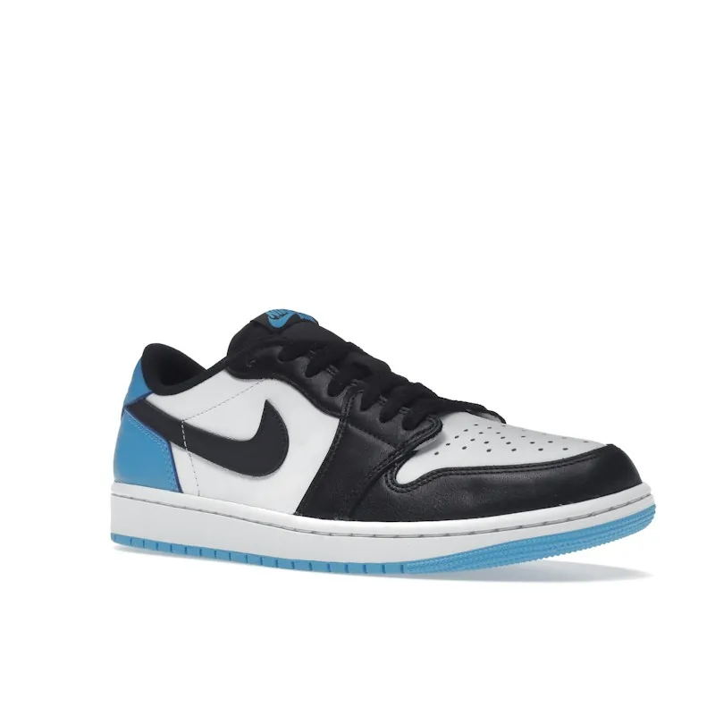 Jordan 1 Retro Low OG "Black Dark Powder Blue"