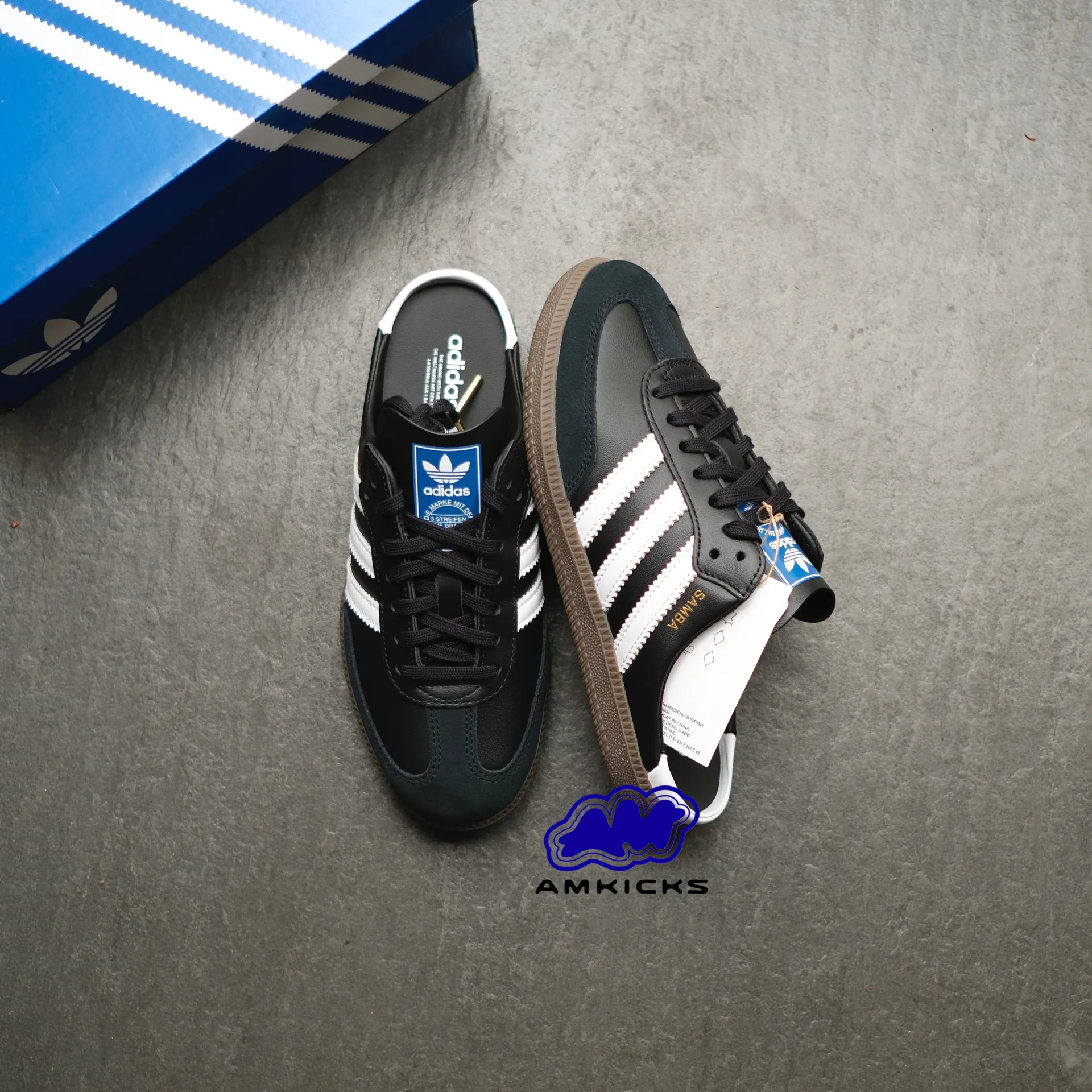 adidas Samba Mule "Black White Gum"