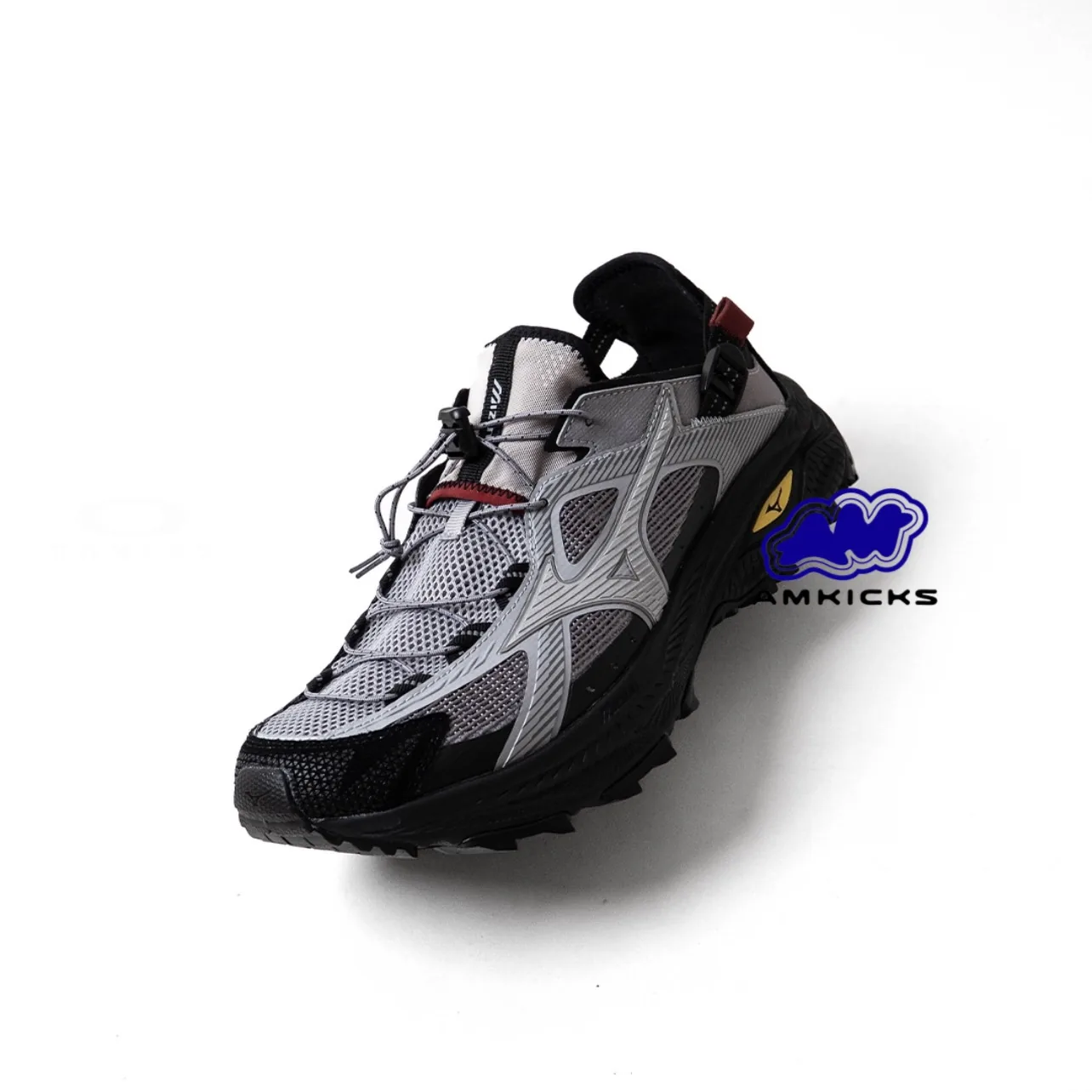 Mizuno Racer Trail SE V2 "Sky Grey Black Red"