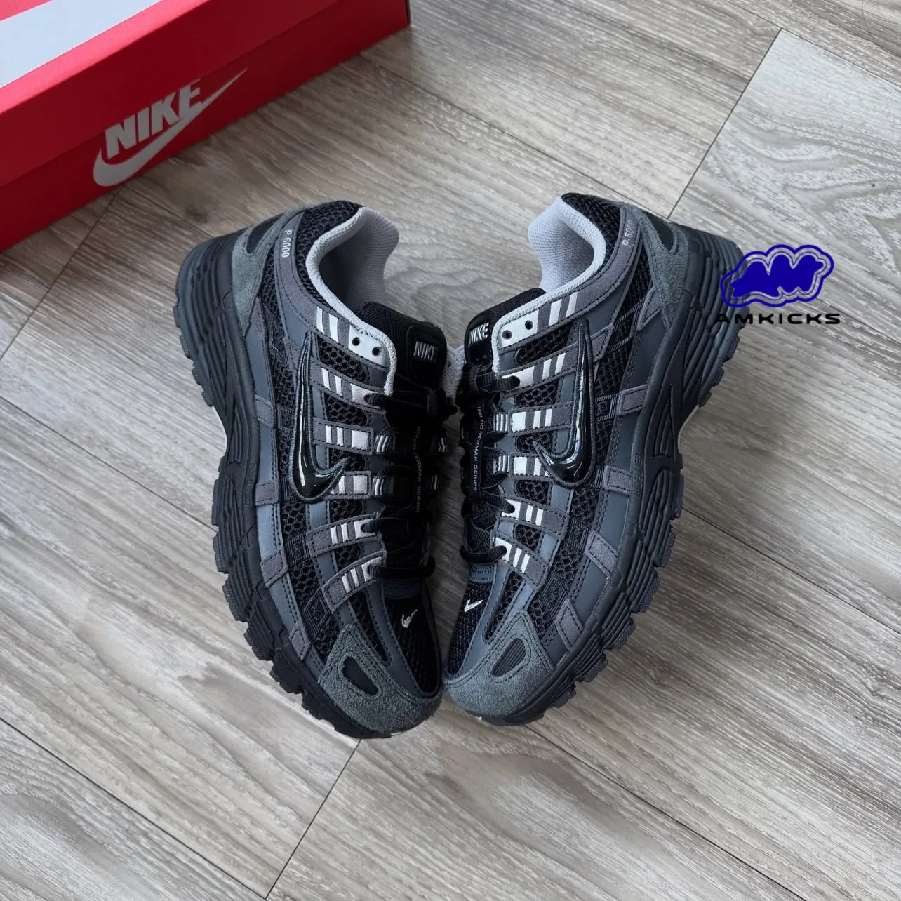 Nike P-6000 "Suede Anthracite Metallic Silver"