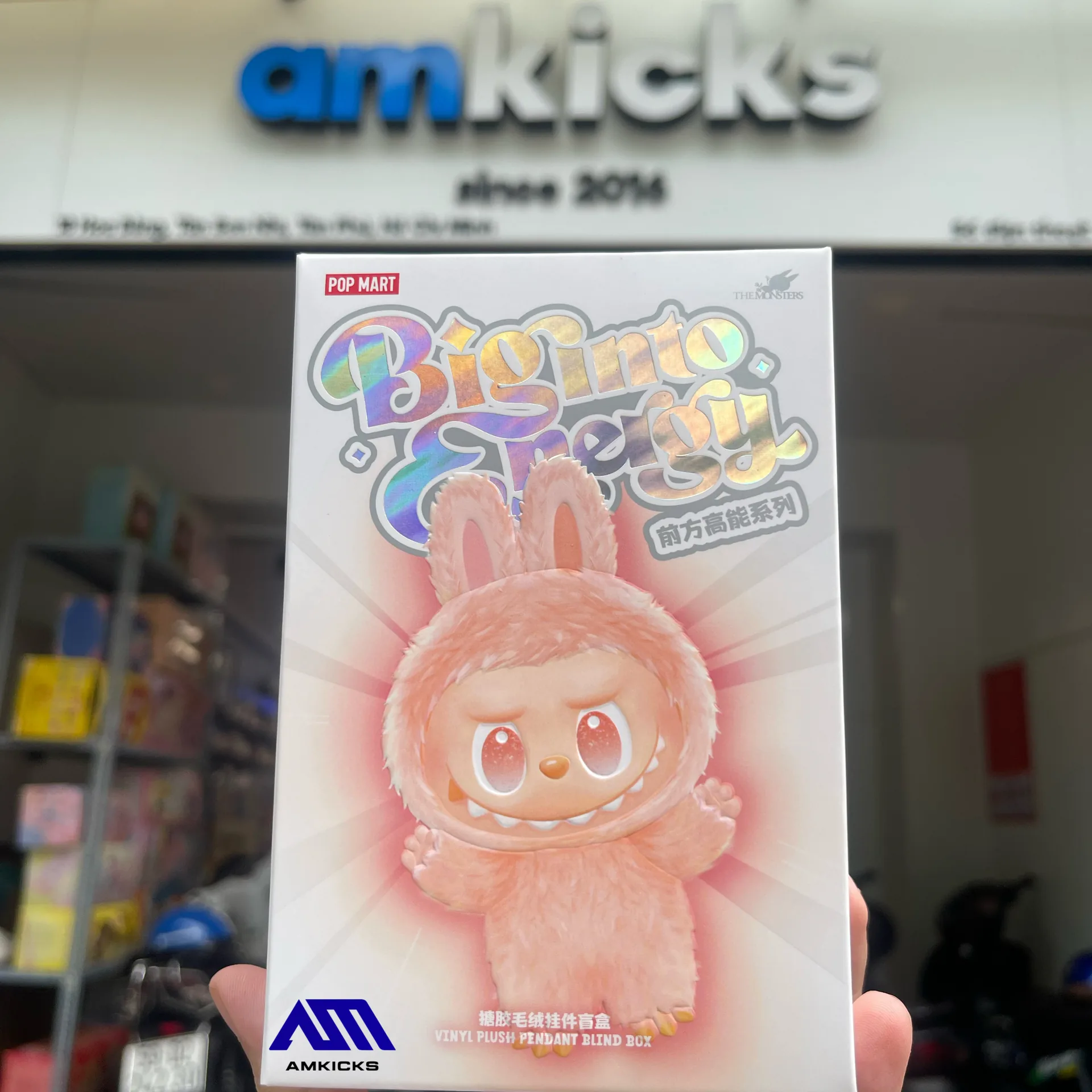 POP MART THE MONSTERS - LABUBU Big into Energy - Vinyl Plush Pendant Blind Box
