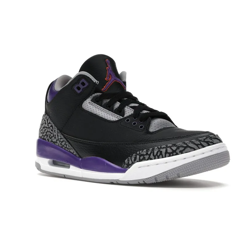 Jordan 3 Retro "Black Court Purple"
