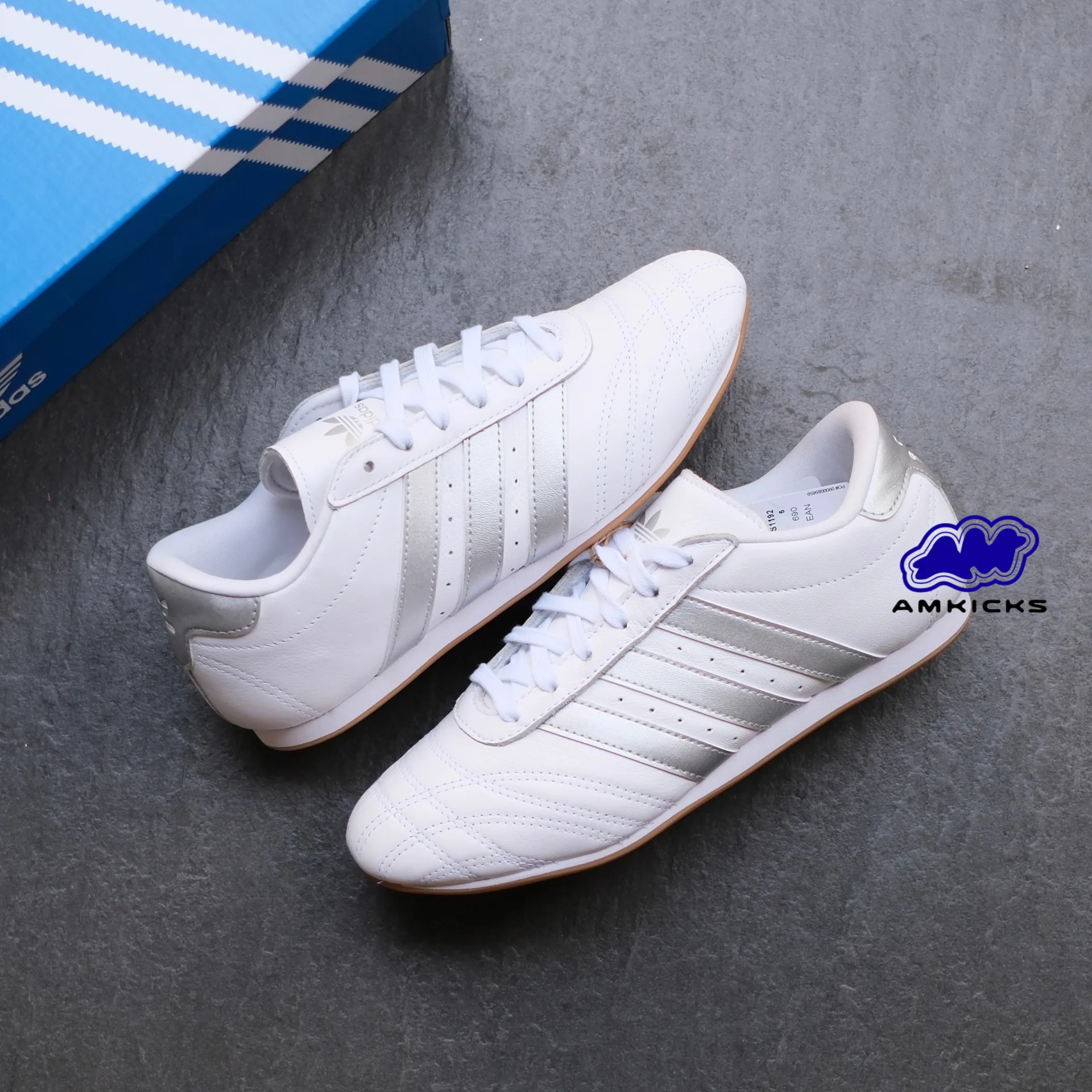 adidas Taekwondo "Cloud White Silver Metallic Gum"