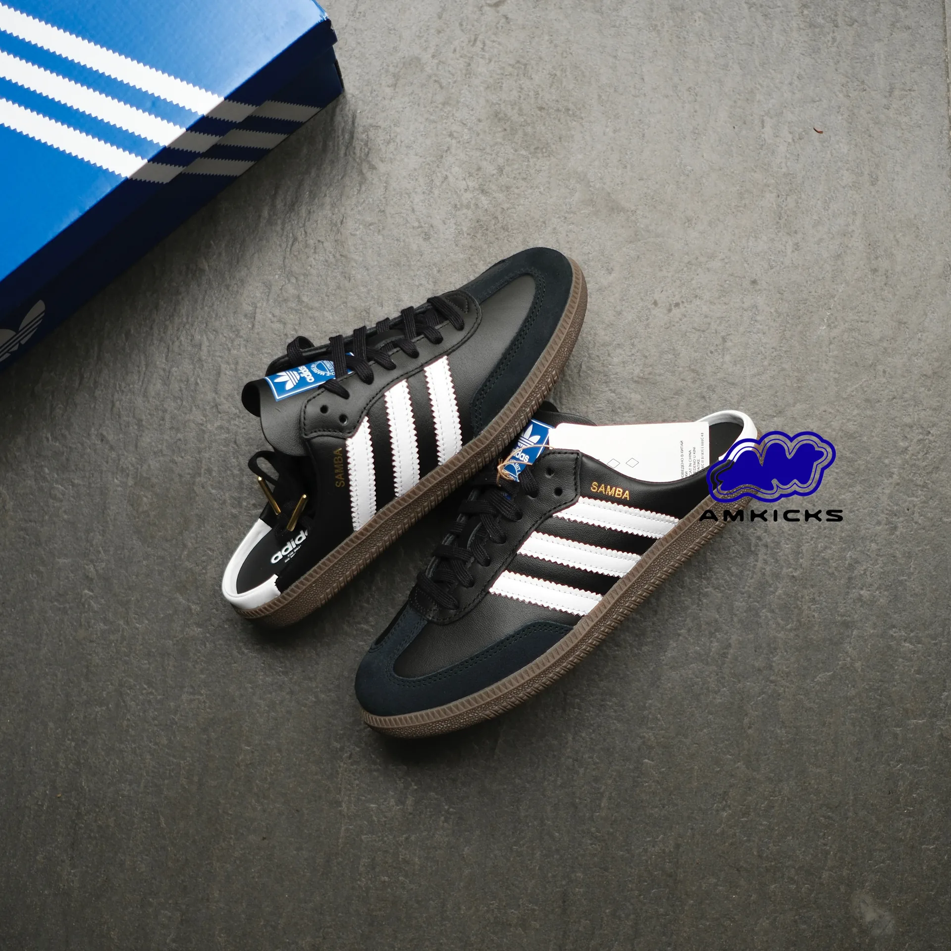 adidas Samba Mule "Black White Gum"