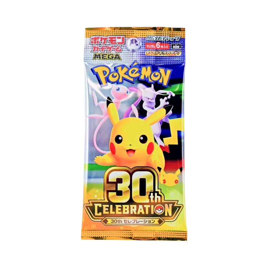 Pokemon Card Game MEGA Expansion Pack "30th CELEBRATION" Box