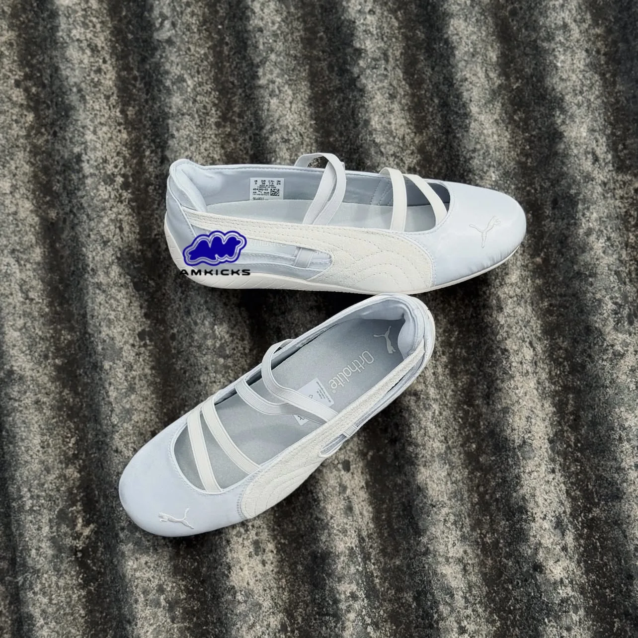 Speedcat Ballet "Silver Mist Warm White Satin"