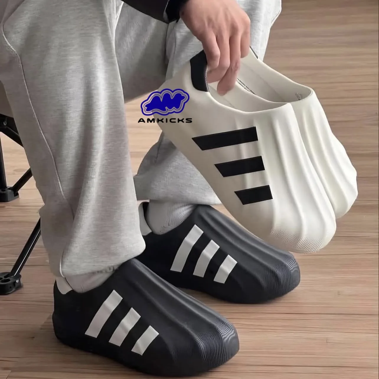 adiFOM Superstar White Black White